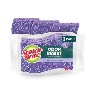 Scotch-Brite Non-Scratch Scrub Sponge, 3 Pack