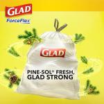 Glad ForceFlex 13 Gal Kitchen Trash Bags, 110 Ct