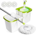 Masthome Compact Spin Mop and Bucket Set