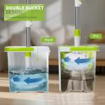 Masthome Compact Spin Mop and Bucket Set
