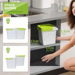 Masthome Compact Spin Mop and Bucket Set