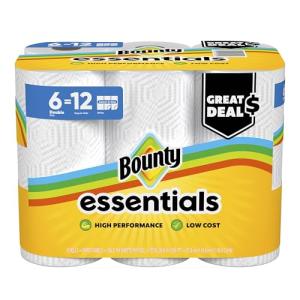 Bounty Essentials Select-A-Size Paper Towels, 6 Rolls