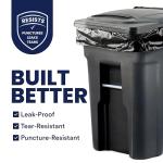 Heavy Duty Extra Large Black Trash Bags 15 Count