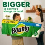 Bounty Select-A-Size White Paper Towels, 6 Rolls