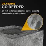 Waterless Concrete Cleaner for Driveways and Garages