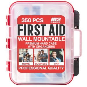 350-Piece Professional First Aid Kit for Home & Office