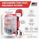 350-Piece Professional First Aid Kit for Home & Office