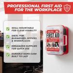 350-Piece Professional First Aid Kit for Home & Office