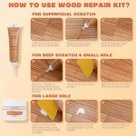 12-Color Wood Repair Kit for Furniture & Floors