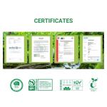 OrangeBio 3 Gallon Biodegradable Trash Bags - 100 Pack