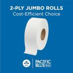 Pacific Blue Basic Jumbo Jr. High-Capacity Toilet Paper