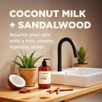 Coconut Milk & Sandalwood Hand Soap - Pack of 3