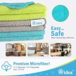 AIDEA Microfiber Cleaning Cloths - Lint-Free 8PK