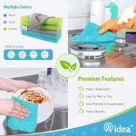 AIDEA Microfiber Cleaning Cloths - Lint-Free 8PK