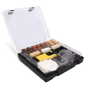 Wood Floor Repair Kit - Wax Sticks & Tool