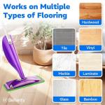 Reusable Microfiber Mop Pads for Swiffer Wet Jet - 4 Pack