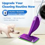 Reusable Microfiber Mop Pads for Swiffer Wet Jet - 4 Pack