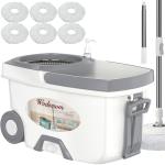 Spin Mop and Bucket Set with 6 Refills