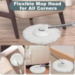 Spin Mop and Bucket Set with 6 Refills