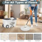 Spin Mop and Bucket Set with 6 Refills