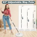 Spin Mop and Bucket Set with 6 Refills