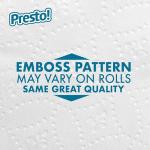 Presto! Mega Roll Unscented Toilet Paper - 12 Rolls