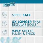 Presto! Mega Roll Unscented Toilet Paper - 12 Rolls