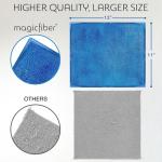 MagicFiber 12-Pack Microfiber Cleaning Cloths, 13"x13