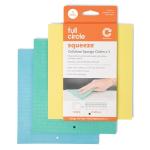 Full Circle Squeeze Reusable Sponge Cloths, 3-Pack