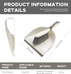 Dustpan and Brush Set for Easy Cleaning