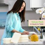 Organic Cotton Kitchen Sponges - 6 Count Pack