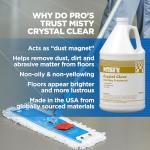 MISTY Crystal Clear Dust Mop Treatment - 1 Gallon