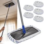 Extra Large Microfiber Mop with 5 Reusable Refills