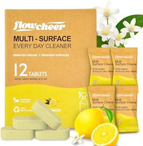 Flowcheer Multi-Surface Cleaner Concentrate Refill, Lemon