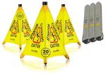 Alpine Wet Floor Caution Sign 3-Pack