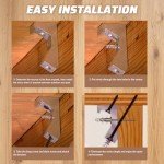 12-Piece Squeaky Floor Repair Kit for Wood