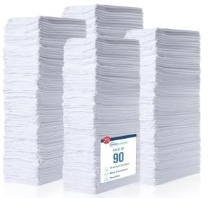 SIMPLI-MAGIC 100 White Shop Towels, 14"x12