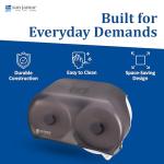 Dual Dispenser Plastic Tissue Holder - Black Pearl