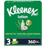 Kleenex Lotion Facial Tissues with Coconut Oil, 3-Pack