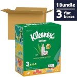 Kleenex Lotion Facial Tissues with Coconut Oil, 3-Pack
