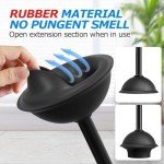2-in-1 Toilet Plunger and Brush Cleaning Set