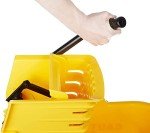 Amazon Basics Commercial Mop Bucket on Wheels, Yellow