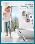 Cordless Electric Spin Scrubber for Bathroom Cleaning