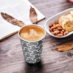 Huifany 12 oz Disposable Paper Coffee Cups - 240 Count