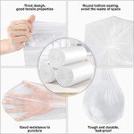 Clear Small Trash Bags - 4 Gallon, 150 Count