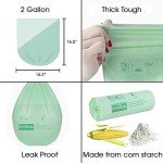 Compostable Trash Bags, 2.6 Gallon, 100 Count