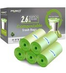 FORID 2.6 Gallon Compostable Trash Bags - 150 Count