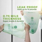 Compostable 3-Gallon Food Waste Bags - 100 Count