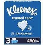 Kleenex Trusted Care Facial Tissues, 3 Box Pack