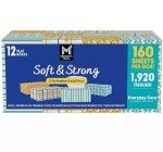 Soft & Strong Facial Tissues, 12 Boxes, 2-Ply